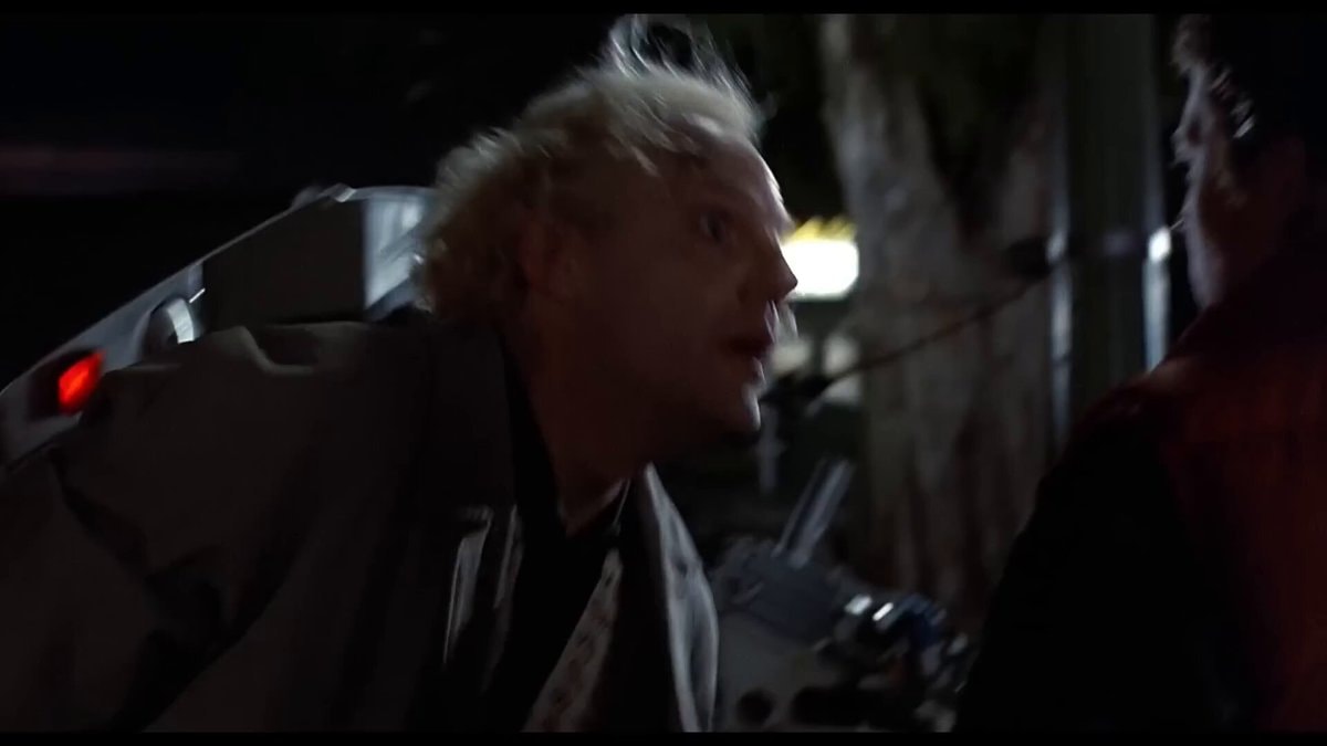 Back to the Future clock tower scene