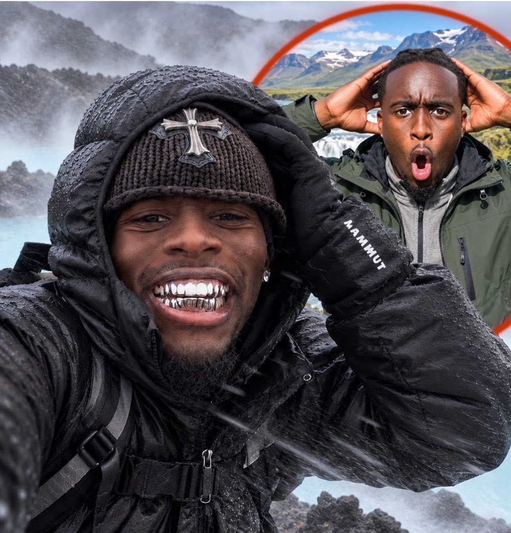 Kai Cenat Exploring the Unexplored Iceland