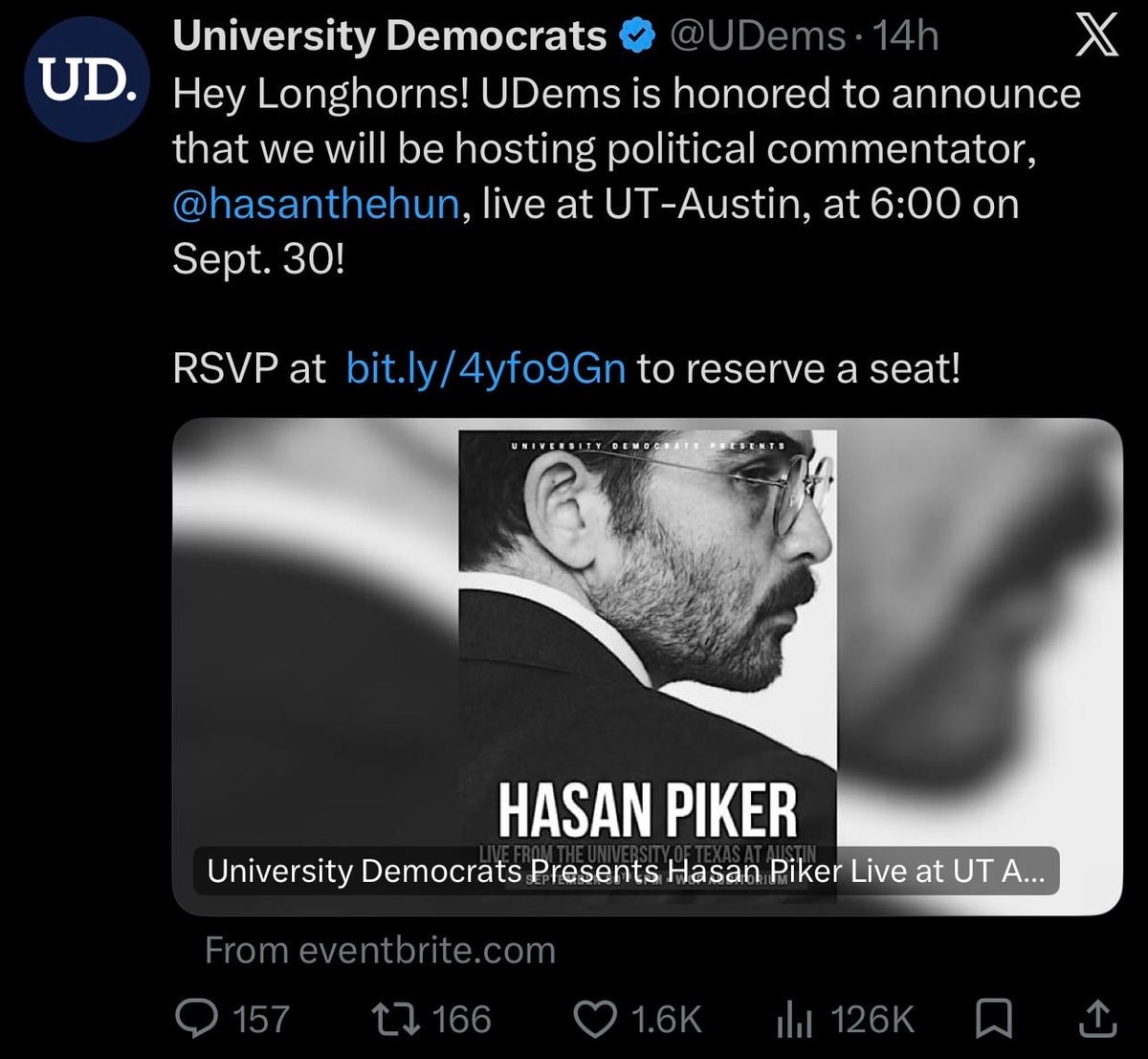 Hasan Piker event UT Austin Hasan Piker event UT Austin