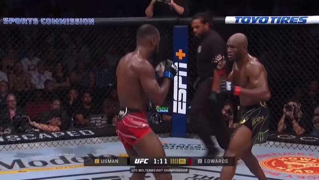 Leon Edwards head kick knockout UFC 1:11