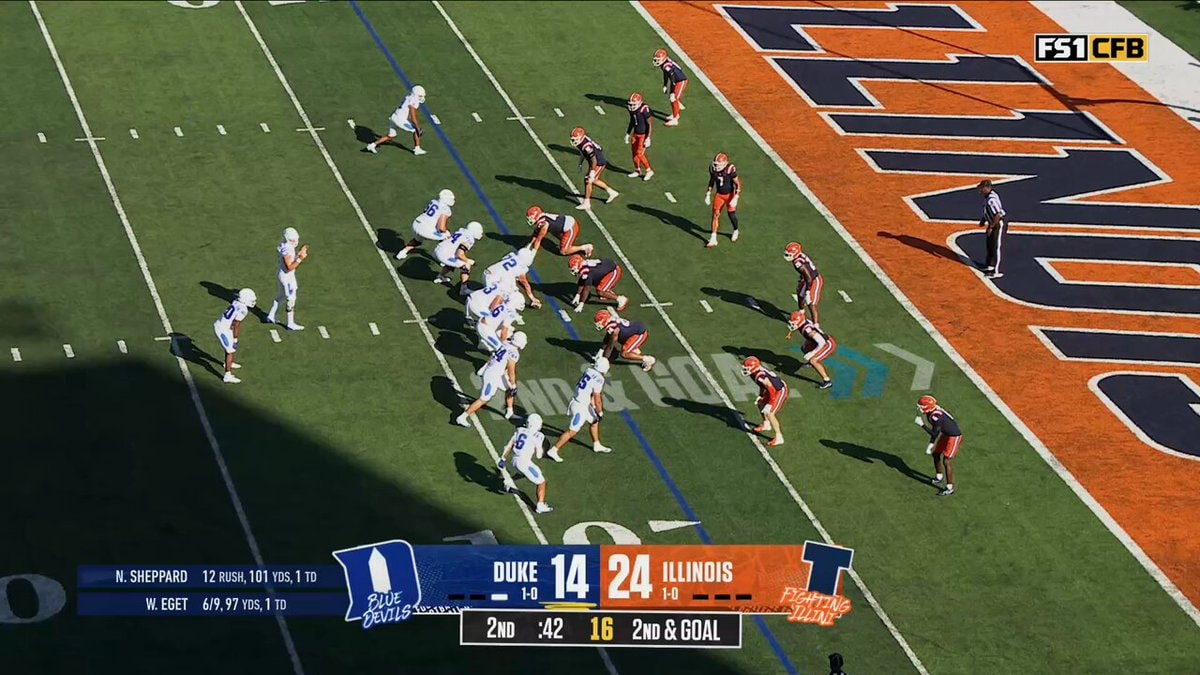 Walker Eget Duke touchdown
