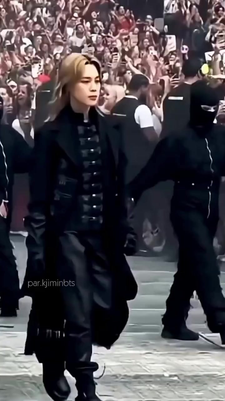 Jimin walking forward
