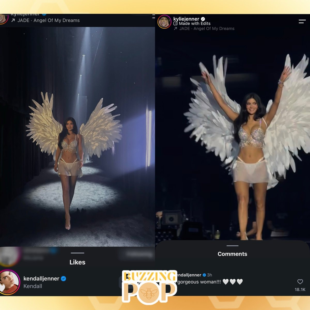 Kendall and Kylie Victoria's Secret moment (photo 2 of 2)