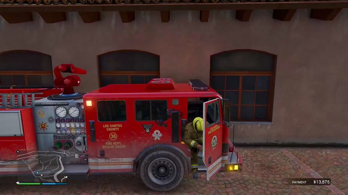 GTA Online Firefighter Cat Rescue 😯