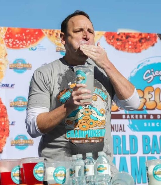 Joey Chestnut World Pancake Eating Championship