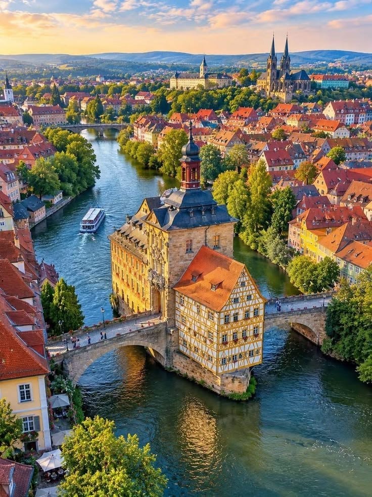 Bamberg Germany cityscape