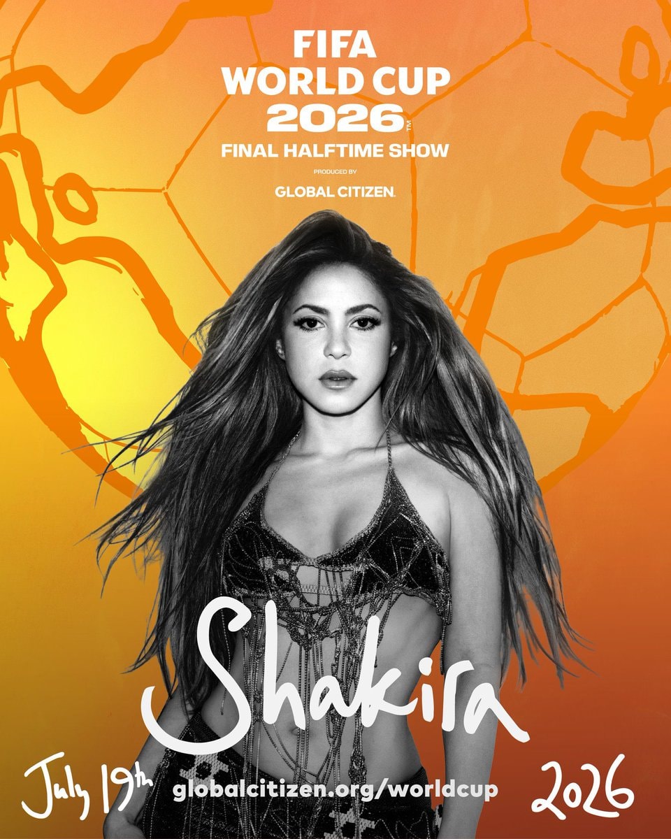 Shakira FIFA World Cup 2026 final halftime show