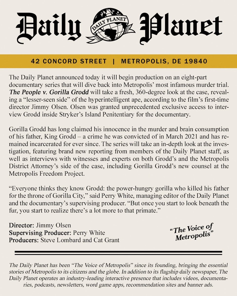 Jimmy Olsen The People v. Gorilla Grodd