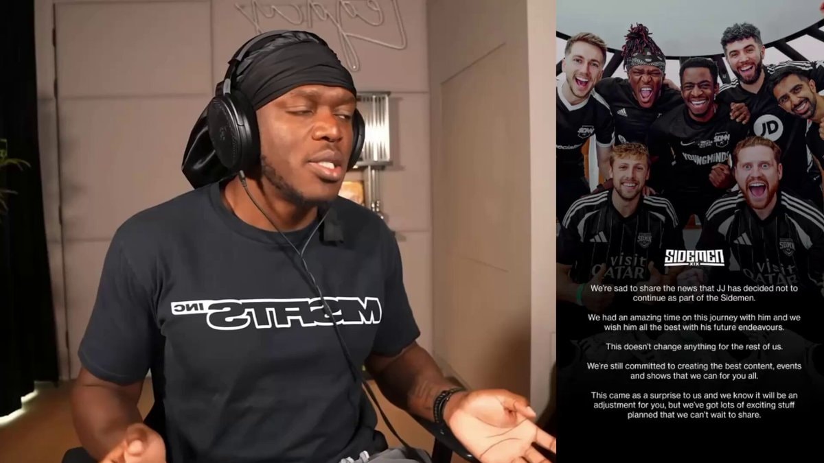 KSI on leaving the Sidemen after 13 years