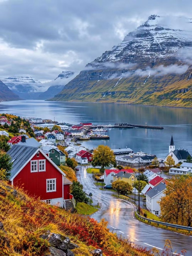 Iceland coastal village Iceland coastal village
