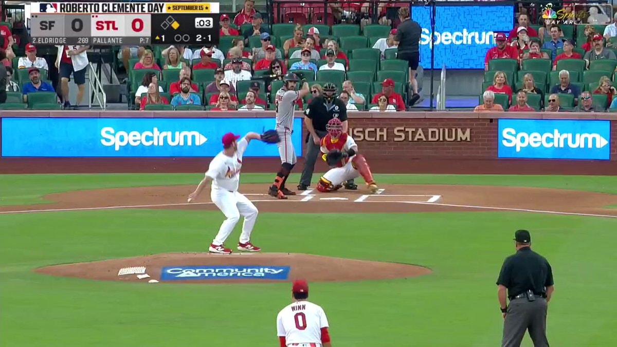 Bryce Eldridge 461 feet Giants Cardinals