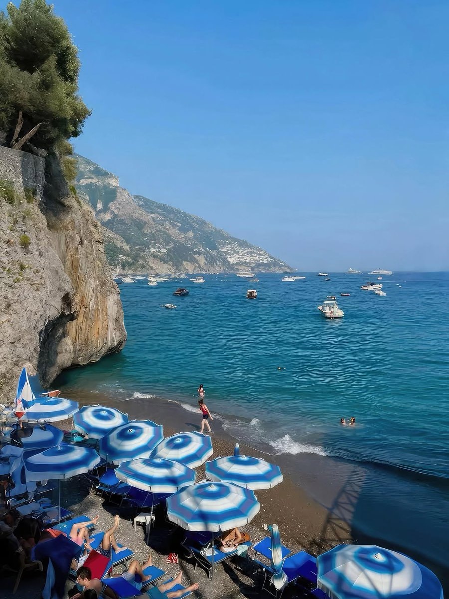 Capri summer beach Capri summer beach