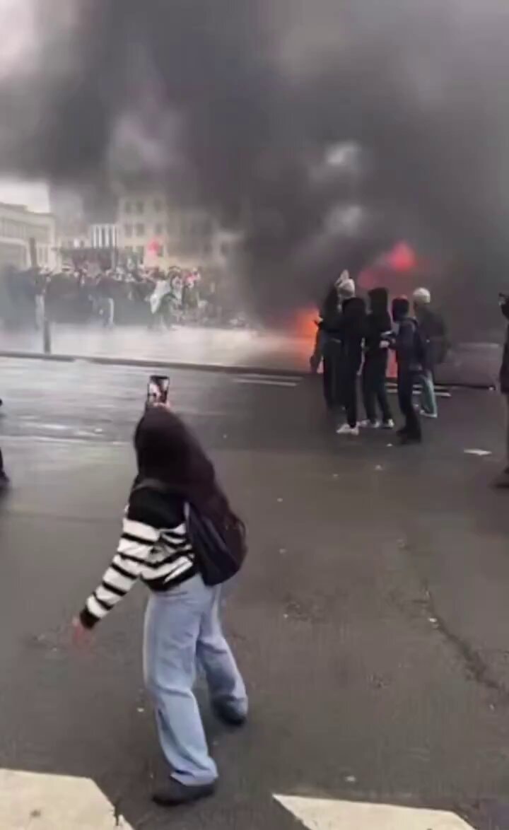 Brussels unrest spreads from France