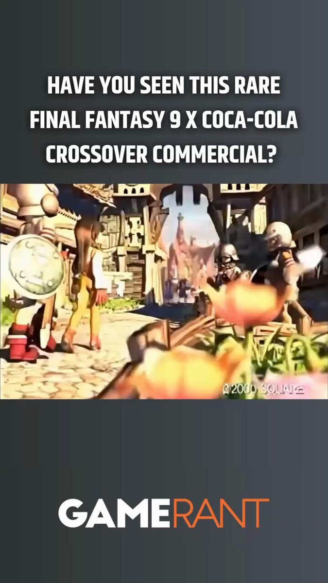Final Fantasy 9 x Coca-Cola 2000 commercial