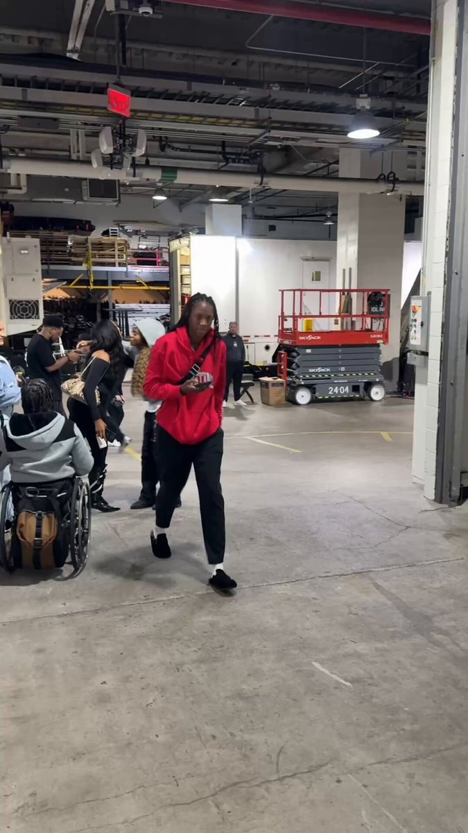 Atlanta Dream vs Liberty arrival Atlanta Dream vs Liberty arrival