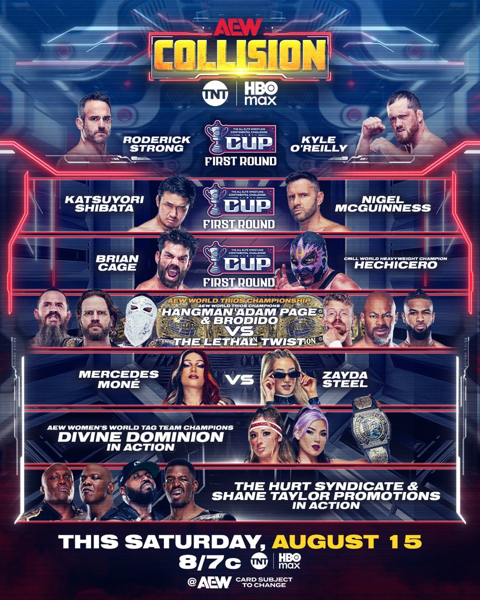 AEW Collision Saturday card