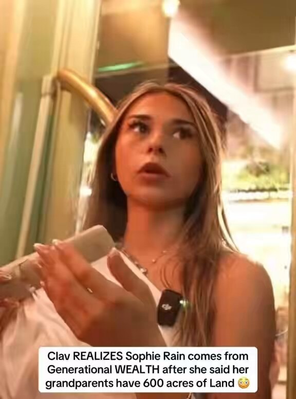 Clav catches Sophie Rain lying about land