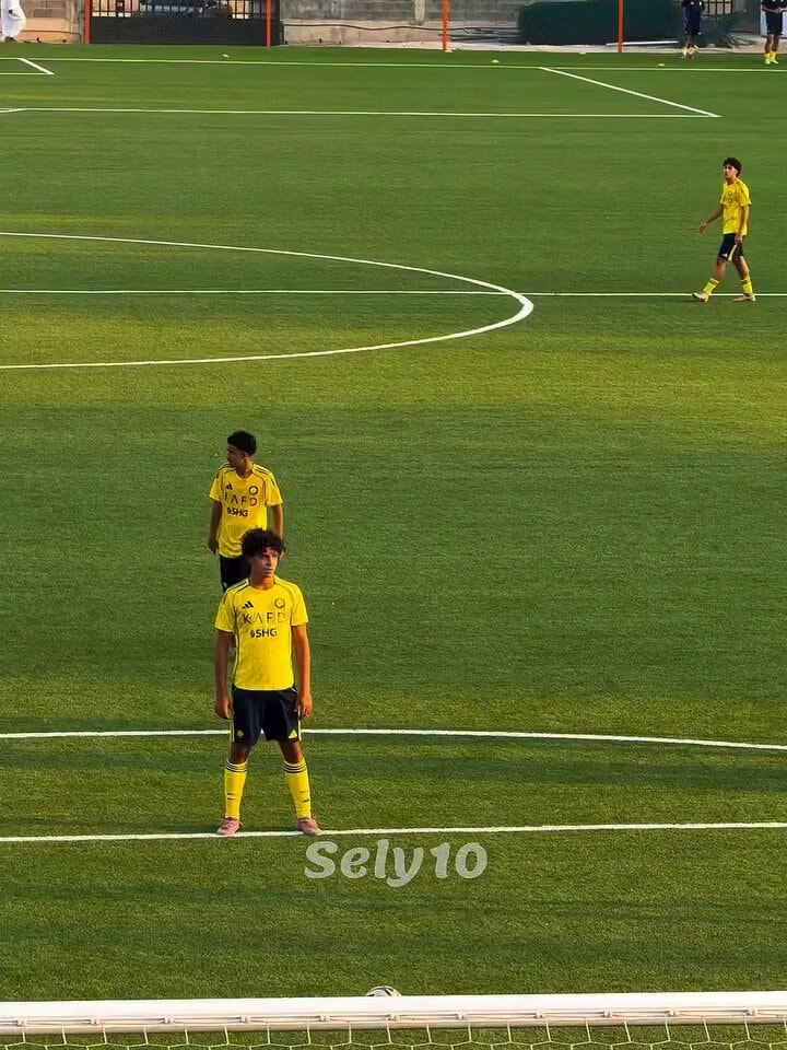 Cristiano Ronaldo's son goal