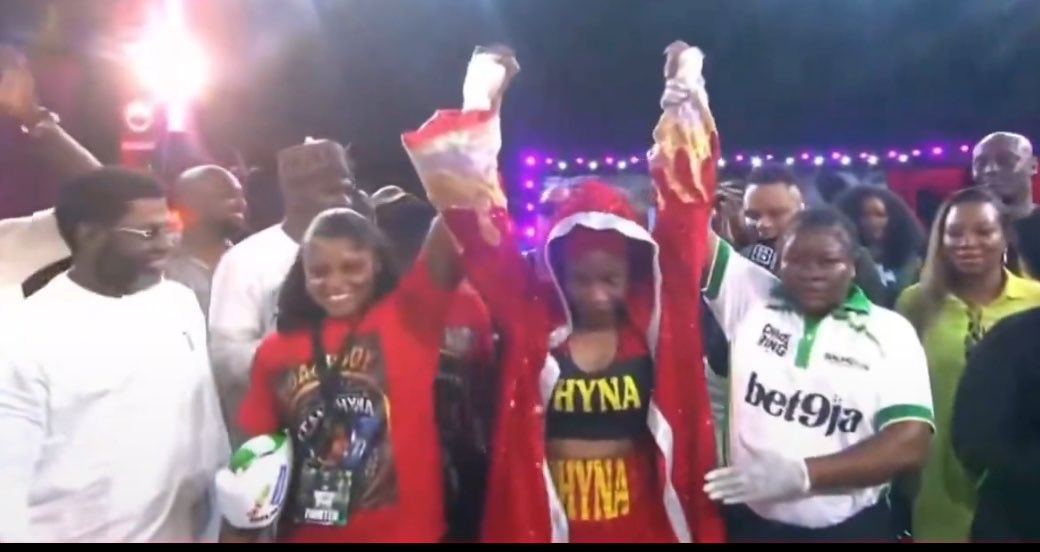 HYNA celebrating with team HYNA celebrating with team