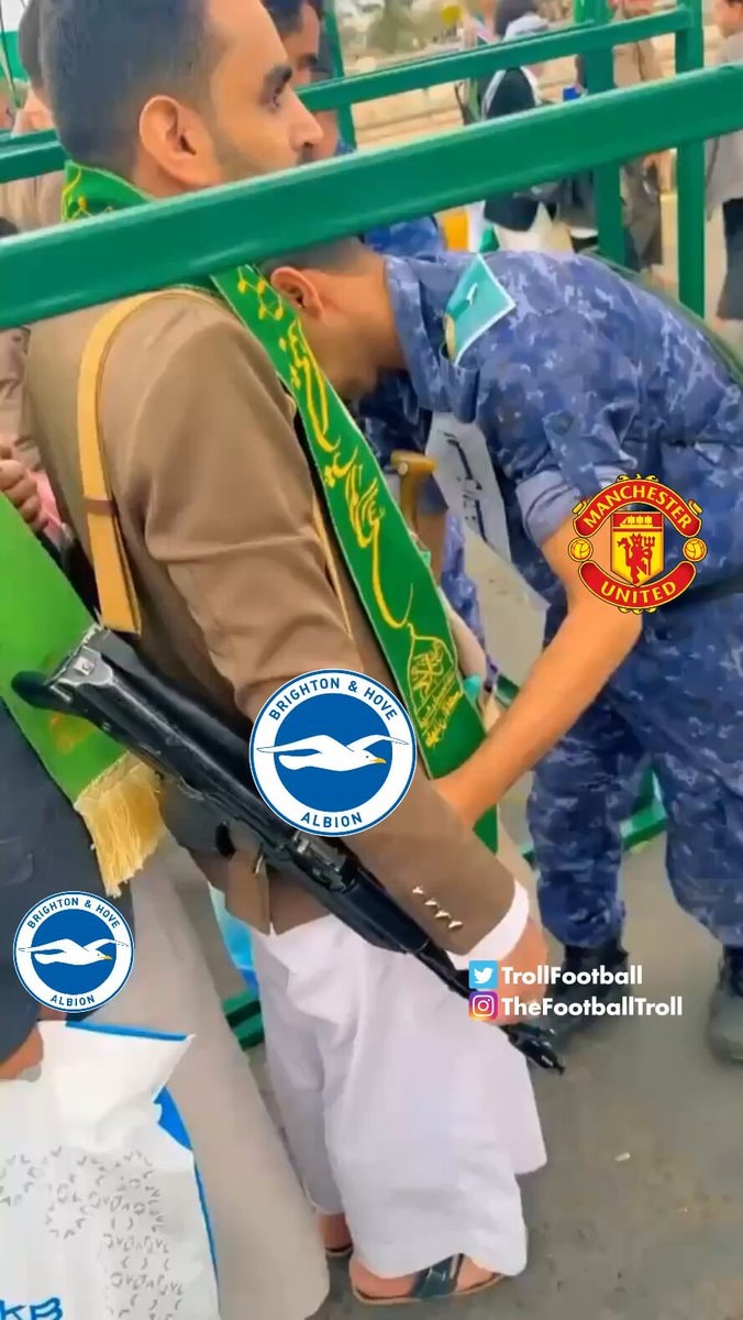 Man United defence vs Brighton