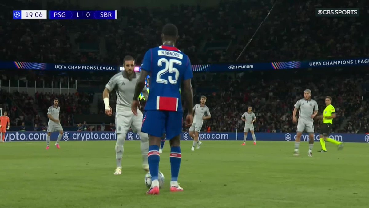 Ousmane Dembélé first half PSG