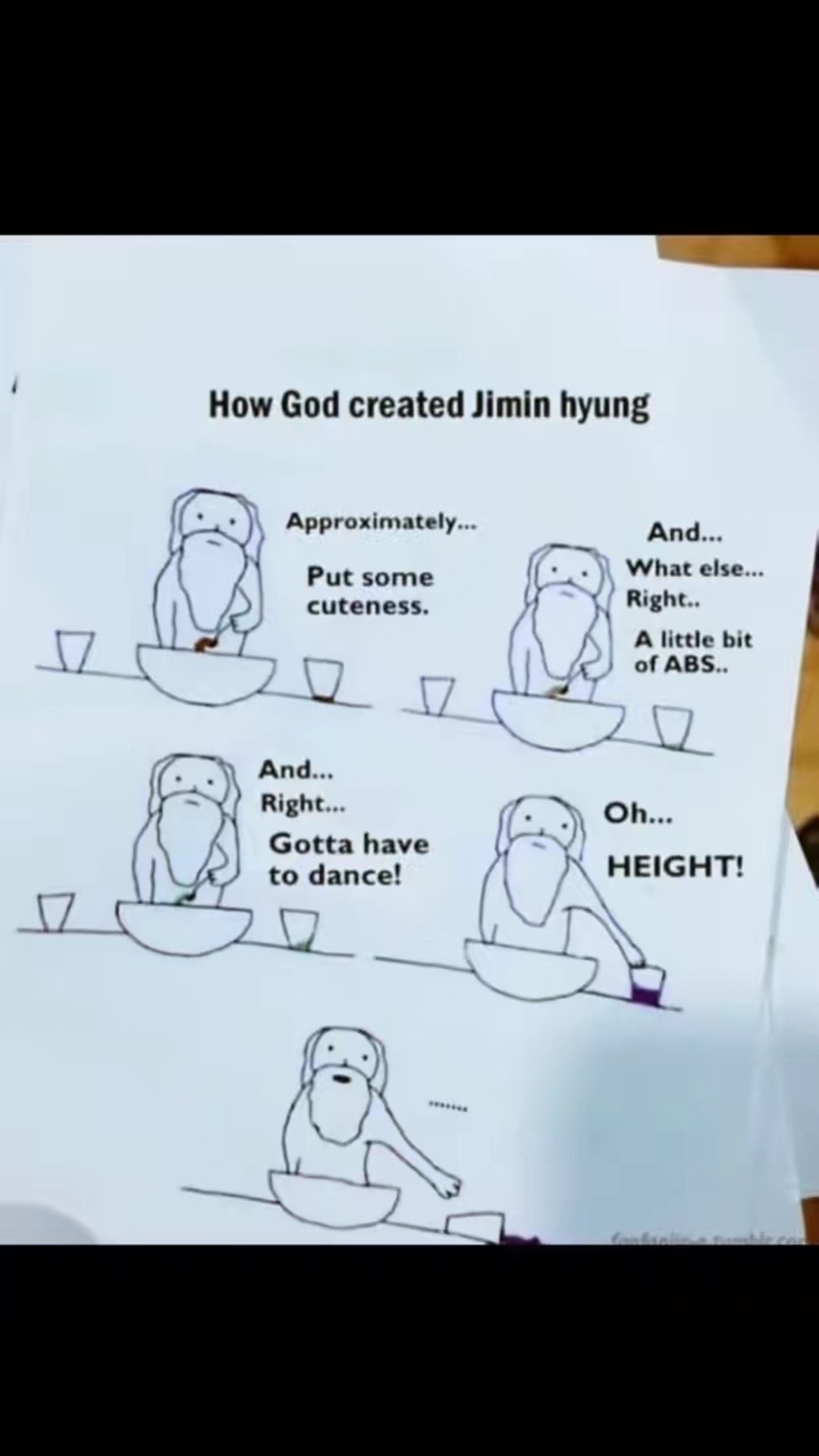 How God created Jimin hyung comic (photo 3 of 3)