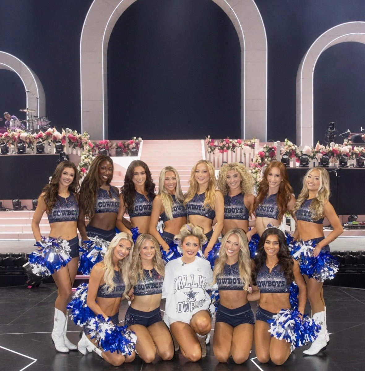 Megan Moroney Dallas Cowboys Cheerleaders Am I Okay (photo 2 of 2)
