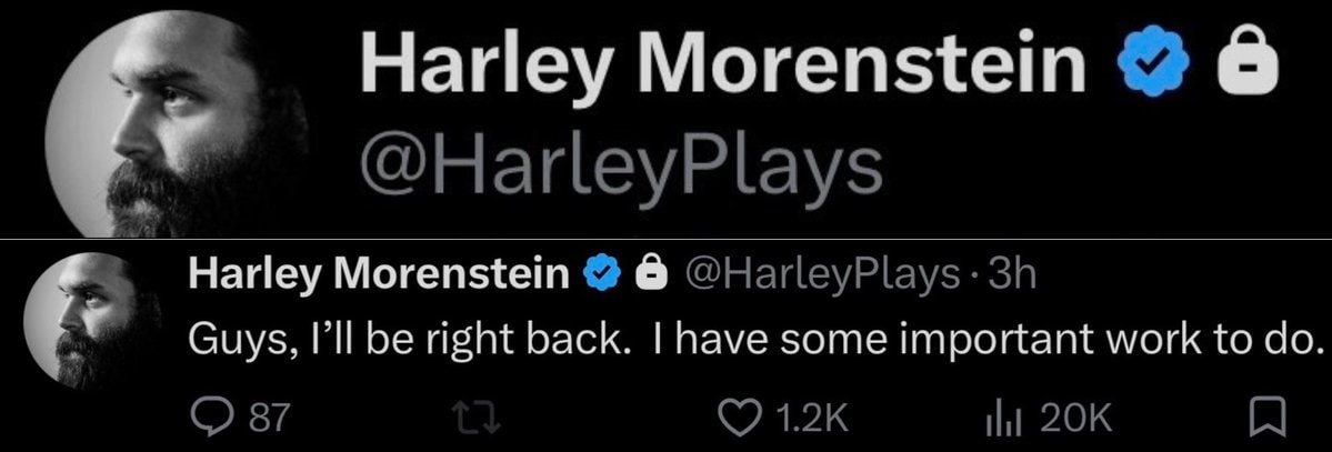Harley Morenstein Twitter private Harley Morenstein Twitter private