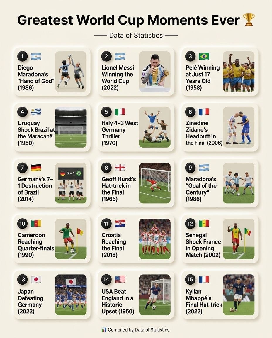 Greatest World Cup Moments Ever