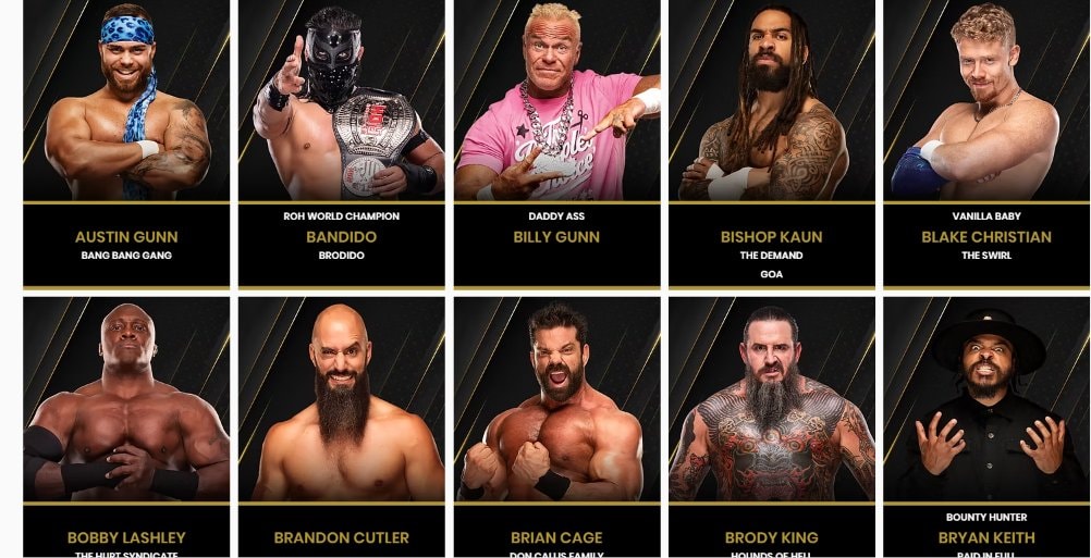Big Bill removed from AEW roster page Big Bill removed from AEW roster page