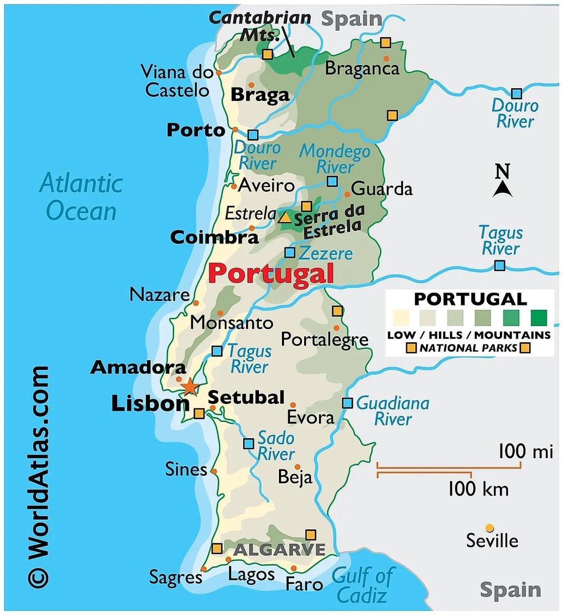 Portugal maps and facts Portugal maps and facts