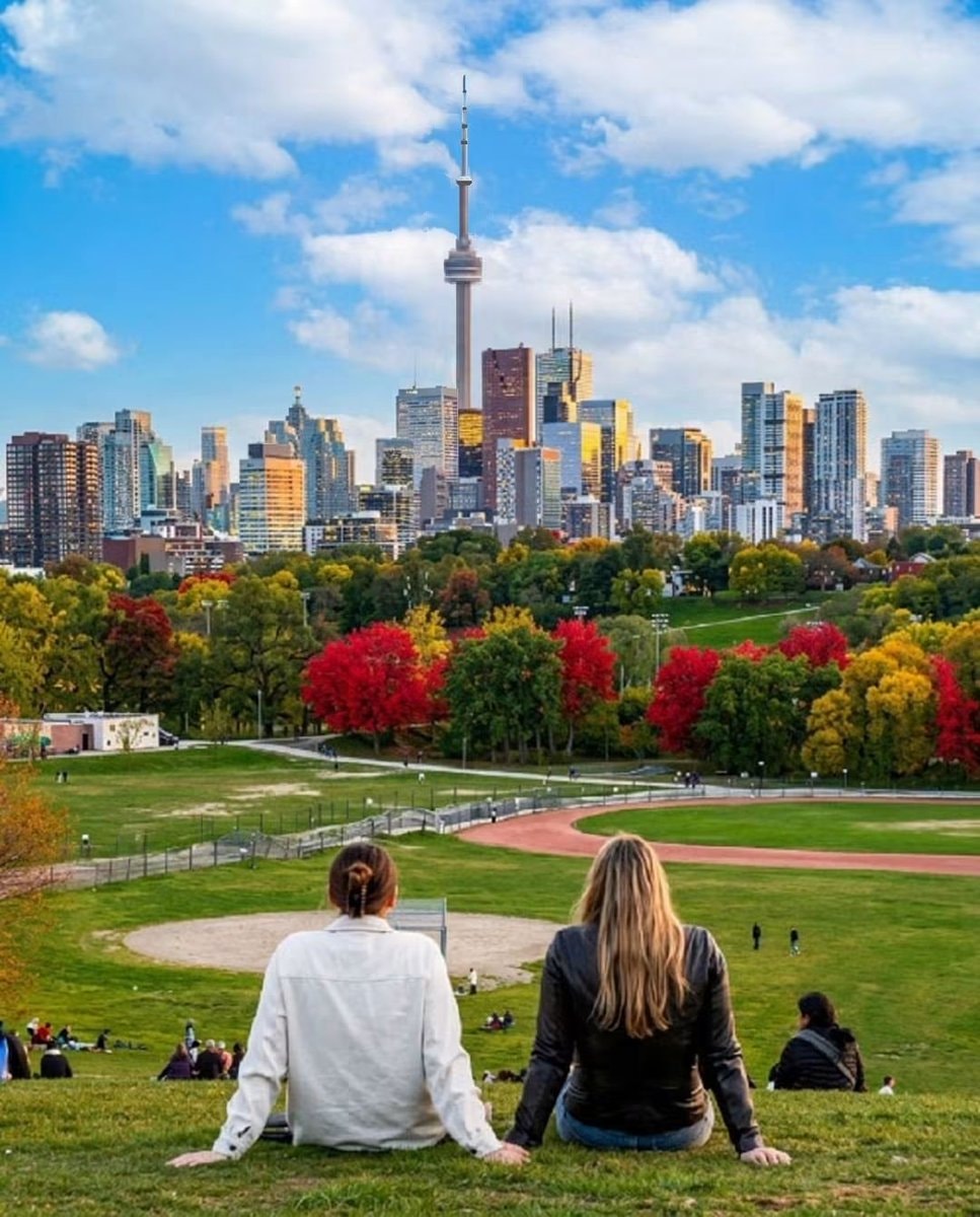 Toronto skyline from the hill