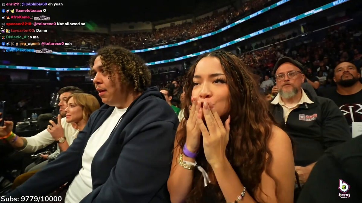 Tiffany Stratton and Cinna at WWE Money in the Bank 2026 Tiffany Stratton and Cinna at WWE Money in the Bank 2026