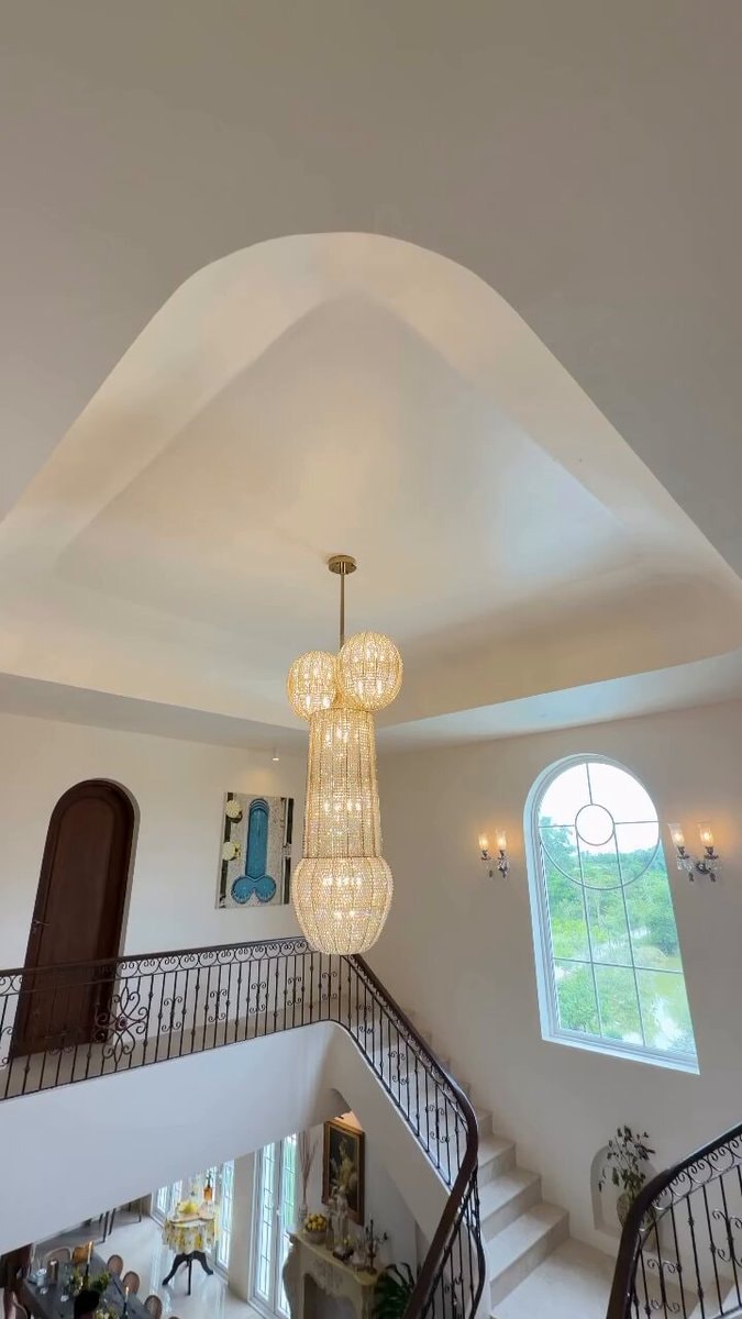 odd chandelier design