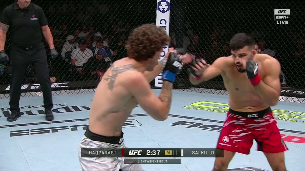 Haqparast vs Salkilld UFC live