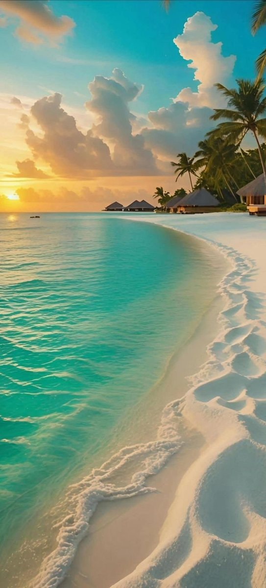 Maldives sunset