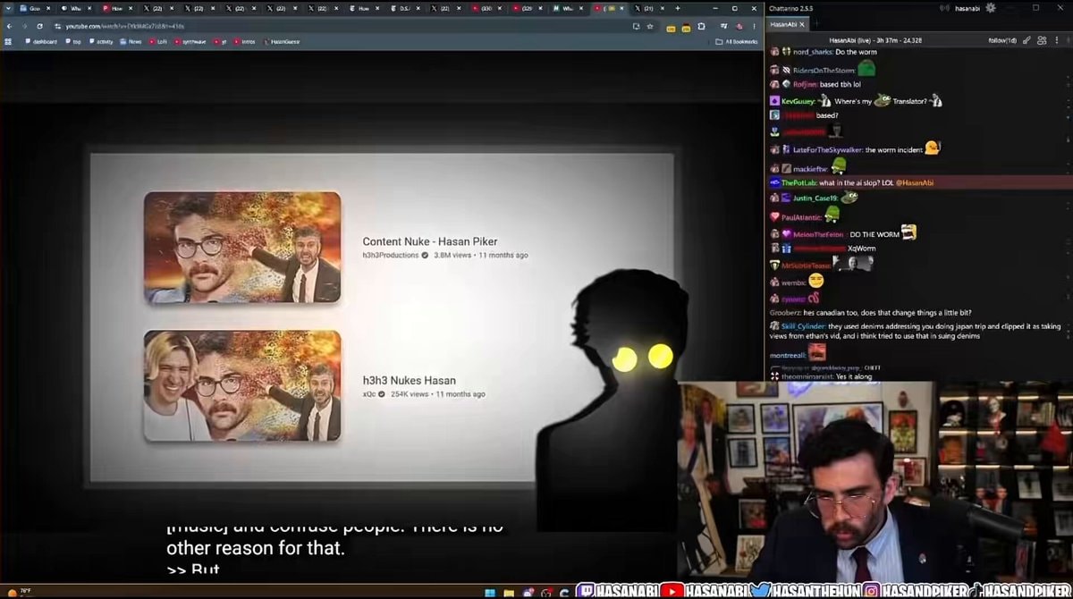 Hasan reacts to Asmongold and Ethan Klein
