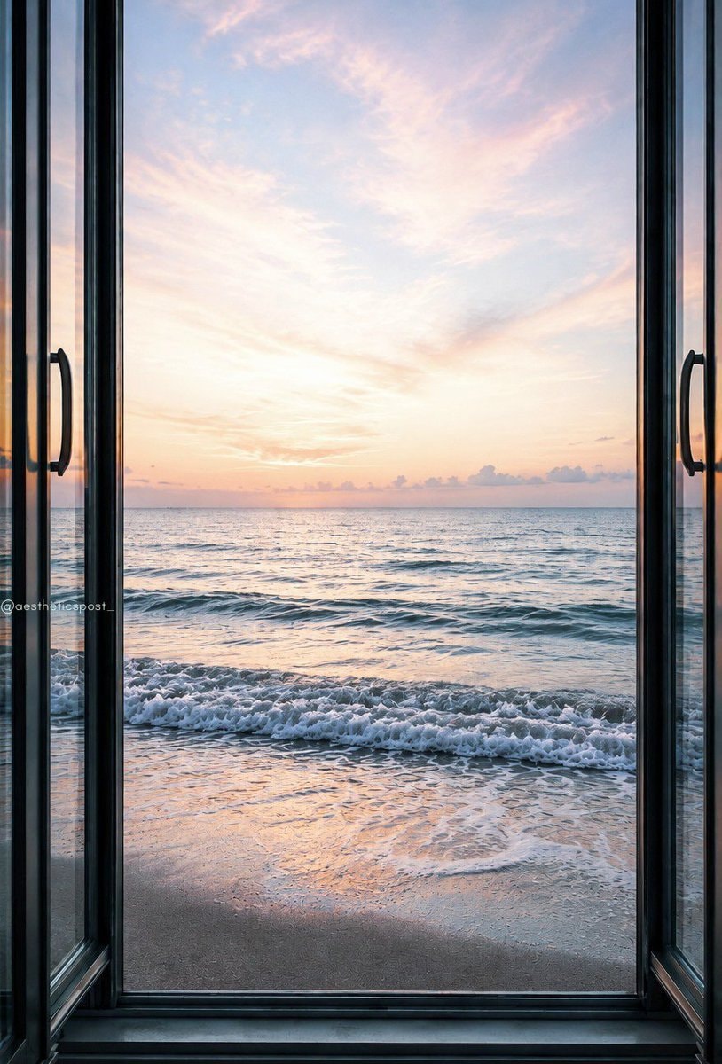 serene beach scene