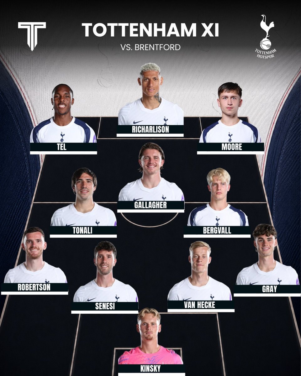 Tottenham XI vs Brentford