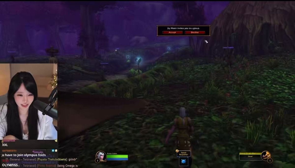 Kaise rejects Olympus in WoW