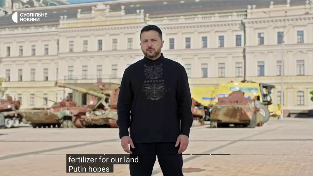 Zelensky quote to Putin on Ukraine war