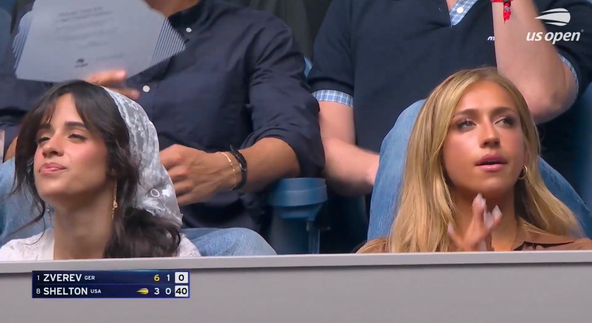 Camila Cabello Tate McRae U.S. Open
