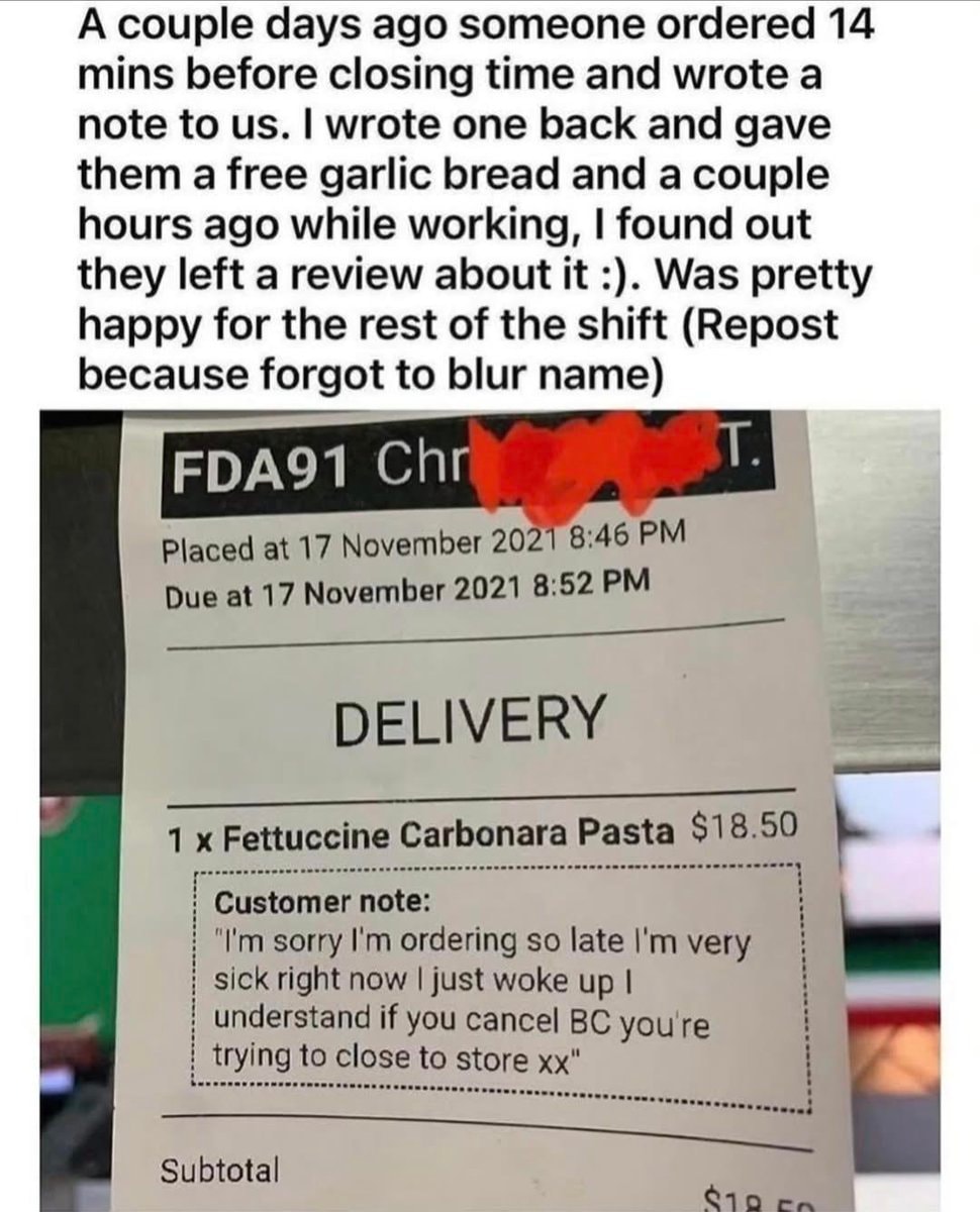 Man apologizes for late food order