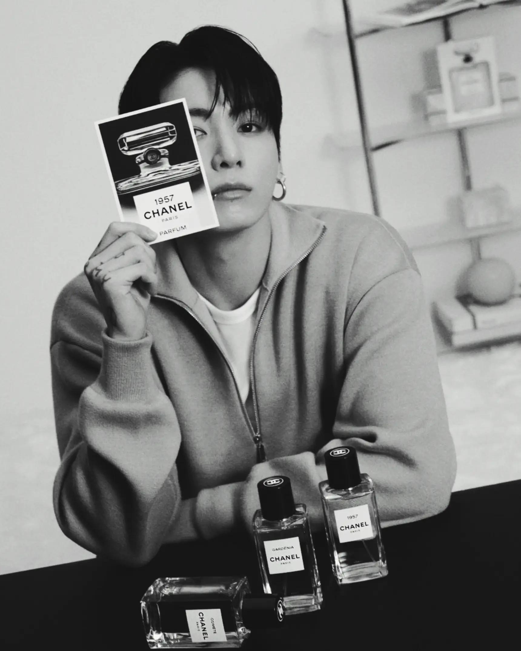 Jungkook CHANEL 1957 campaign with Olivier Polge (photo 2 of 4)
