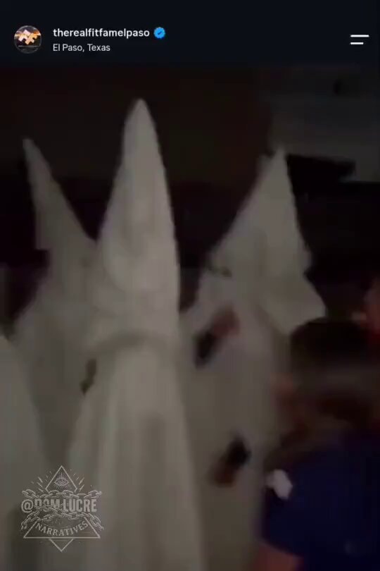 El Paso KKK robes Halloween party