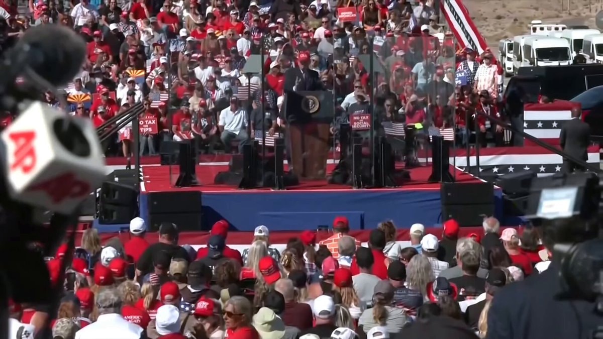 Trump rallies against Omar