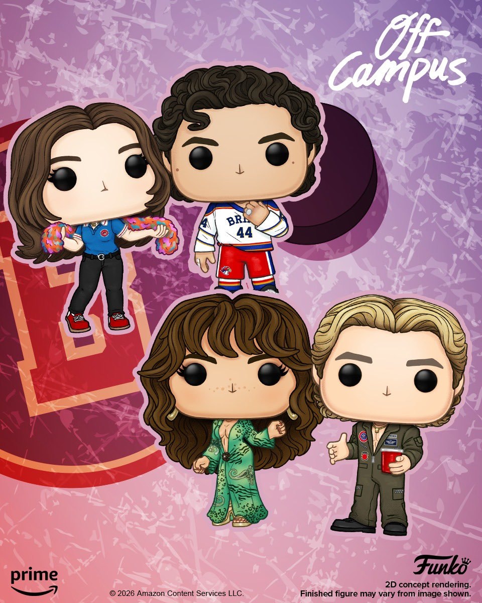 Off Campus Funko Pop figures