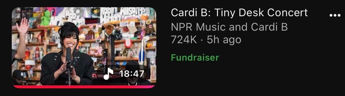 Cardi B Tiny Desk Concert NPR Music Cardi B Tiny Desk Concert NPR Music