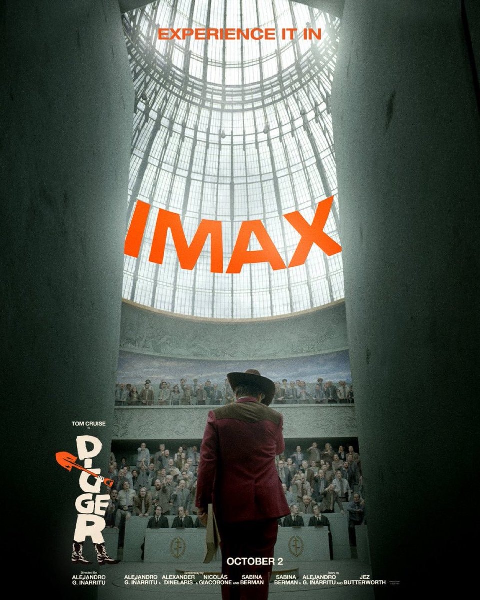 DIGGER IMAX poster Alejandro G. Iñárritu