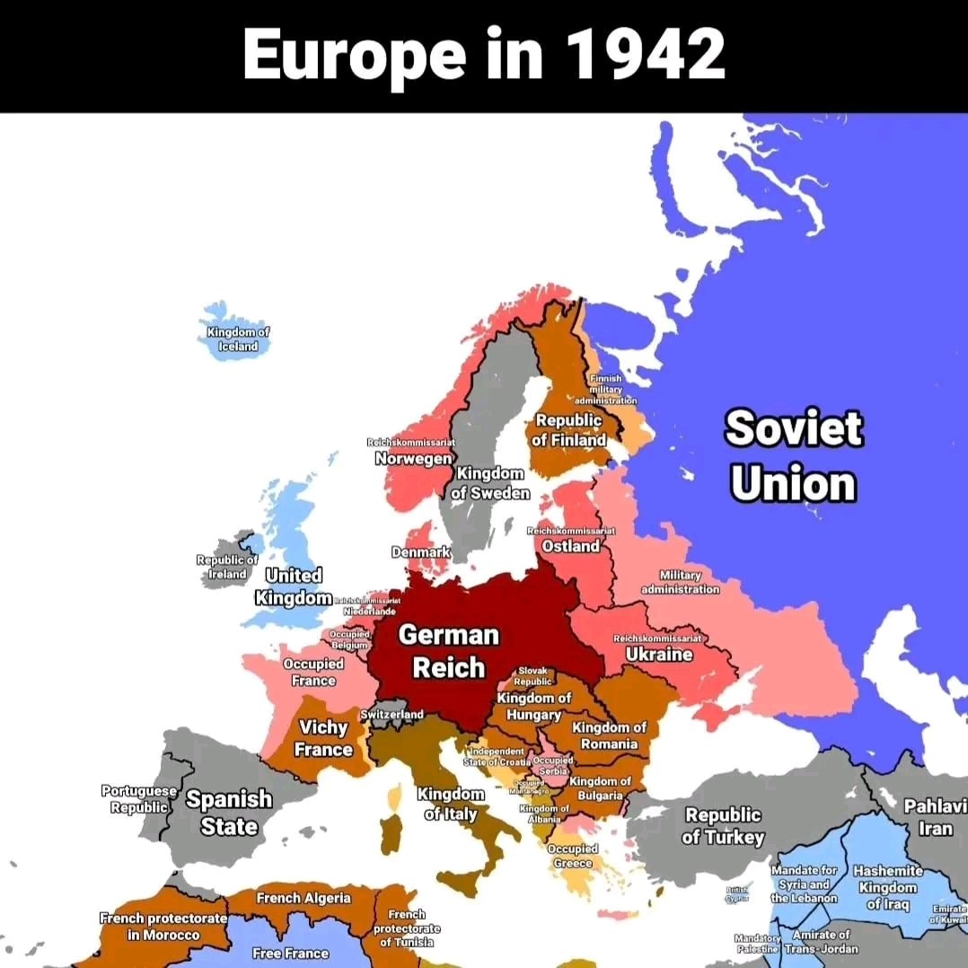 Europe in 1942